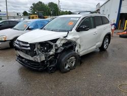 Toyota Highlander salvage cars for sale: 2018 Toyota Highlander Limited