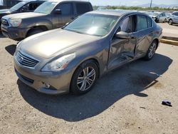 Vehiculos salvage en venta de Copart Tucson, AZ: 2012 Infiniti G37 Base