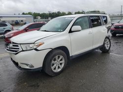 Salvage cars for sale at Pennsburg, PA auction: 2012 Toyota Highlander Base