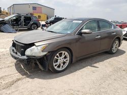 Salvage cars for sale from Copart Amarillo, TX: 2012 Nissan Maxima S