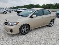 Salvage cars for sale at New Braunfels, TX auction: 2013 Toyota Corolla Base