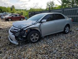 Salvage cars for sale at Candia, NH auction: 2011 Toyota Corolla Base