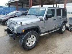 Jeep Wrangler salvage cars for sale: 2016 Jeep Wrangler Unlimited Sport