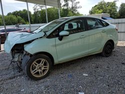 Salvage cars for sale at Augusta, GA auction: 2017 Ford Fiesta SE