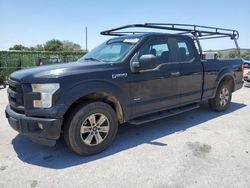 Salvage cars for sale from Copart Orlando, FL: 2015 Ford F150 Super Cab