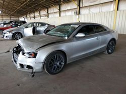 Salvage cars for sale at Phoenix, AZ auction: 2014 Audi A5 Premium Plus