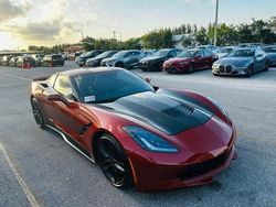 Salvage cars for sale at Opa Locka, FL auction: 2016 Chevrolet Corvette Stingray Z51 3LT