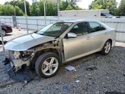 Salvage cars for sale at Augusta, GA auction: 2012 Toyota Camry Base