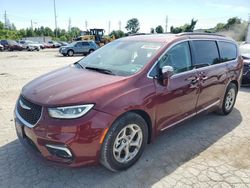 Salvage cars for sale at Cahokia Heights, IL auction: 2022 Chrysler Pacifica Limited