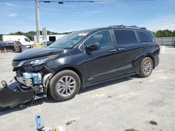 Salvage cars for sale at Lebanon, TN auction: 2021 Toyota Sienna XLE