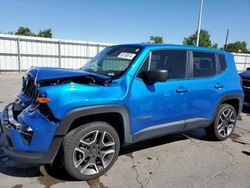 Jeep Renegade Sport salvage cars for sale: 2020 Jeep Renegade Sport