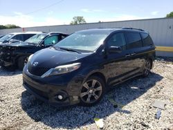 Salvage cars for sale at Franklin, WI auction: 2015 Toyota Sienna Sport