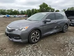 Carros salvage a la venta en subasta: 2017 Honda Accord EX