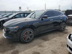 Salvage cars for sale at Chicago Heights, IL auction: 2017 Maserati Levante S Luxury