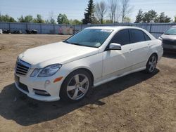 Salvage cars for sale at Bowmanville, ON auction: 2013 Mercedes-Benz E 300 4matic