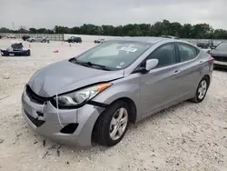 Salvage cars for sale from Copart New Braunfels, TX: 2013 Hyundai Elantra GLS