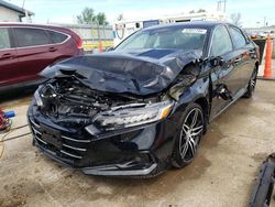 Salvage cars for sale at Pekin, IL auction: 2021 Honda Accord Touring