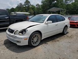 Salvage cars for sale at Savannah, GA auction: 1999 Lexus GS 400