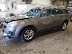 Salvage cars for sale at auction: 2010 Chevrolet Equinox LS