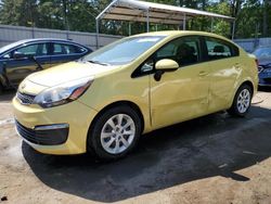 Salvage cars for sale from Copart Austell, GA: 2016 KIA Rio LX