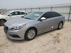 Salvage cars for sale from Copart Houston, TX: 2016 Hyundai Sonata Hybrid