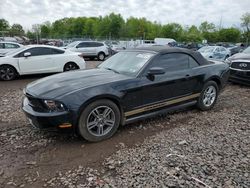 Salvage cars for sale at Chalfont, PA auction: 2010 Ford Mustang