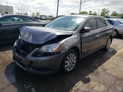 Salvage cars for sale at Chicago Heights, IL auction: 2015 Nissan Sentra S