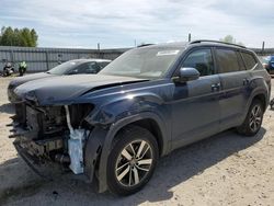 Volkswagen salvage cars for sale: 2022 Volkswagen Atlas SE