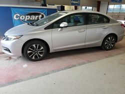 Salvage cars for sale from Copart Angola, NY: 2013 Honda Civic EXL