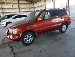 Salvage cars for sale at Phoenix, AZ auction: 2003 Toyota Highlander Limited