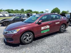 Salvage cars for sale at Hillsborough, NJ auction: 2016 Honda Accord LX