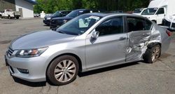 Salvage cars for sale at East Granby, CT auction: 2013 Honda Accord EXL