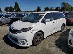 Salvage cars for sale at Vallejo, CA auction: 2014 Toyota Sienna Sport