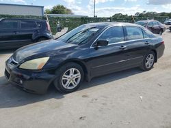 Salvage cars for sale from Copart Orlando, FL: 2006 Honda Accord EX