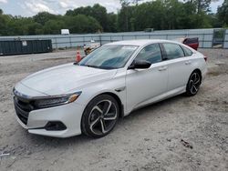 Salvage cars for sale at Augusta, GA auction: 2022 Honda Accord Sport