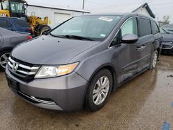Salvage cars for sale at Pekin, IL auction: 2014 Honda Odyssey EX