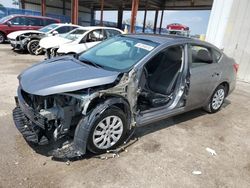 Salvage cars for sale at Riverview, FL auction: 2019 Nissan Sentra S