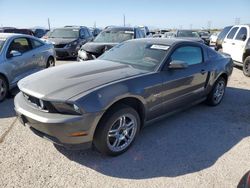 Salvage cars for sale from Copart Tucson, AZ: 2011 Ford Mustang GT