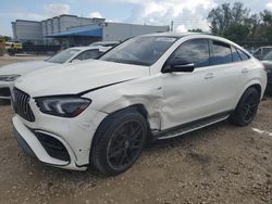 Mercedes-Benz gle Coupe 63 s 4matic amg salvage cars for sale: 2022 Mercedes-Benz GLE Coupe 63 S 4matic AMG