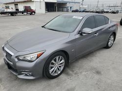 Salvage cars for sale from Copart Sun Valley, CA: 2016 Infiniti Q50 Premium