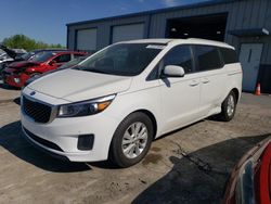 Salvage cars for sale from Copart Chambersburg, PA: 2017 KIA Sedona LX