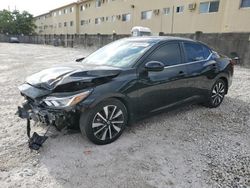 Salvage cars for sale at Opa Locka, FL auction: 2022 Nissan Sentra SV