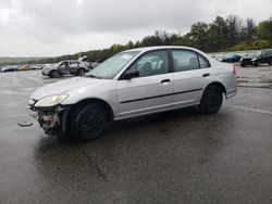 Salvage cars for sale at Brookhaven, NY auction: 2004 Honda Civic DX VP