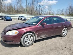 Salvage cars for sale from Copart Leroy, NY: 2007 Chevrolet Impala LS