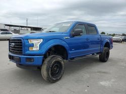 Salvage trucks for sale at Grand Prairie, TX auction: 2016 Ford F150 Supercrew
