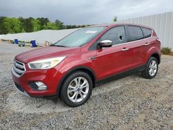 Salvage cars for sale from Copart Fairburn, GA: 2017 Ford Escape SE