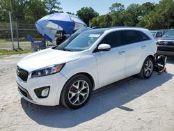 Salvage cars for sale at Fort Pierce, FL auction: 2016 KIA Sorento SX