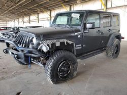 Salvage cars for sale from Copart Phoenix, AZ: 2010 Jeep Wrangler Unlimited Sport