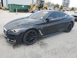 Salvage cars for sale at New Orleans, LA auction: 2017 Infiniti Q60 Base