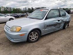 Vehiculos salvage en venta de Copart Finksburg, MD: 2005 Hyundai Accent GS